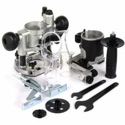 Coupon 🥰 Makita DRT 50 RTJ X2 18 V Li-Ion Affleureuse Plaque De Plâtre Sans Fil Brushless Avec Boîtier Makpac + 2x Batteries BL 1850 5,0 Ah + Chargeur DC18RC + Module De Fraisage 💯 -The Défonceuse, lamelleuse et affleureuse look. 11283010 4