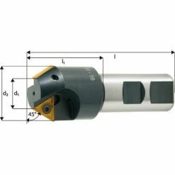 Grosses soldes ❤️ FP Fraise à Chanfreiner 15°, 30°, 45°, 60°, 75° à Arrosage Central, Angle : 60 °, Ø D Min./max. D2 16 Mm, Ø D Min./max. D1 5,4 Mm, Dents : 1 ⭐
