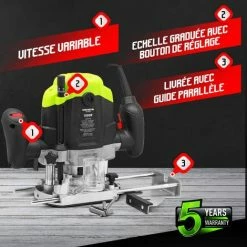 Promo 😉 Défonceuse 1050W - Constructor ✨ -The Défonceuse, lamelleuse et affleureuse look. 21940351 2