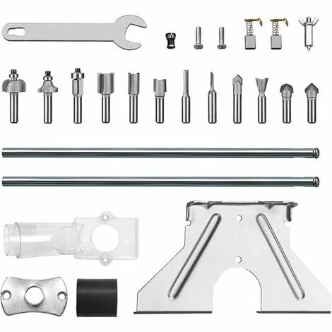 De gros 🤩 Défonceuse 1200 Watts TEENO, Mallette,12 Fraises,2 Brosse à Charbon - Rouge 👍 5 De gros 🤩 Défonceuse 1200 Watts TEENO, Mallette,12 Fraises,2 Brosse à Charbon - Rouge 👍 – Image 3