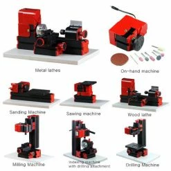 De gros ⭐ ZEBRAA Kit De Machine-outil De Tour 8 En 1 Meuleuse De Scie Sauteuse En Plastique Métal Bois Tour De Forage Pon?age Tournant Fraiseuse Scie ❤️ 10 De gros ⭐ ZEBRAA Kit De Machine-outil De Tour 8 En 1 Meuleuse De Scie Sauteuse En Plastique Métal Bois Tour De Forage Pon?age Tournant Fraiseuse Scie ❤️ -The Défonceuse, lamelleuse et affleureuse look. 23950394 4