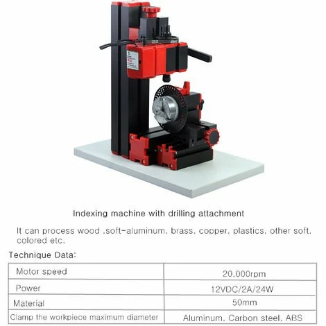 De gros ⭐ ZEBRAA Kit De Machine-outil De Tour 8 En 1 Meuleuse De Scie Sauteuse En Plastique Métal Bois Tour De Forage Pon?age Tournant Fraiseuse Scie ❤️ 7 De gros ⭐ ZEBRAA Kit De Machine-outil De Tour 8 En 1 Meuleuse De Scie Sauteuse En Plastique Métal Bois Tour De Forage Pon?age Tournant Fraiseuse Scie ❤️ – Image 5