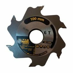 Promo 👍 FARTOOLS Lame De Scie Circulaire Bois D. 100 X 4 X Al. 22 Mm Pour Lamelleuse 🌟