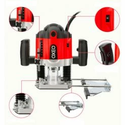 Vente flash 😀 OXEO Défonceuse électrique 1200w 😍 -The Défonceuse, lamelleuse et affleureuse look. 27200560 4