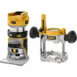 Vente flash 🎉 DeWALT DCW604N Affleureuse Défonceuse Sans Fil XR 18V 8mm (1/4") - Brushless Version Nue 🌟