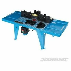 Bon marché 😀 SILVERLINE Table De Défonceuse Avec Rapporteur, 850 X 335 Mm (UK), 850 X 335 Mm (UK) 💯