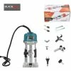 Offres 😉 BLACKPINE - Affleureuse Défonceuse Électrique à Bois 220V 800W Trimmer Router, 30000r/min, Φ 6.35mm 👍 -The Défonceuse, lamelleuse et affleureuse look. 32703008 1