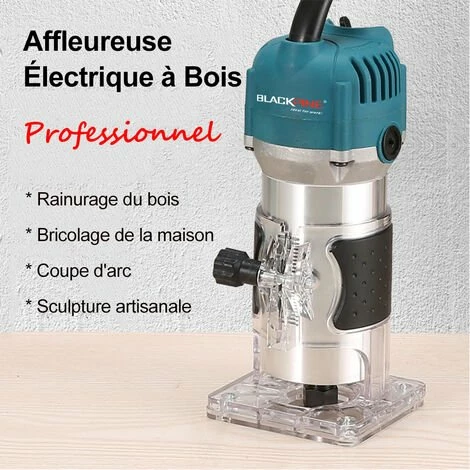 Offres 😉 BLACKPINE - Affleureuse Défonceuse Électrique à Bois 220V 800W Trimmer Router, 30000r/min, Φ 6.35mm 👍 6 Offres 😉 BLACKPINE - Affleureuse Défonceuse Électrique à Bois 220V 800W Trimmer Router, 30000r/min, Φ 6.35mm 👍 – Image 5