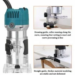 Offres ⌛ INSMA Affleureuse Défonceuse électrique à Bois Menuisier Machine Trimmer Router 220V 3000W 45000r/min 🧨 -The Défonceuse, lamelleuse et affleureuse look. 36972690 4