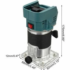 Coupon 🎁 GISAM Défonceuse 880W 21V 2Batterie 6.35mm(1/4") 👏 -The Défonceuse, lamelleuse et affleureuse look. 41560864 5