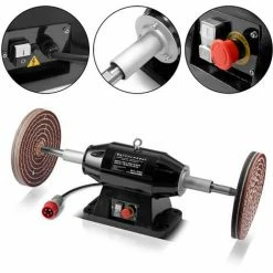 Acheter ⌛ STAHLWERK PM-2200 ST Machine De Polissage D'établi De Qualité Industrielle Avec 2.200 Watts Et 1.450 Tours Par Minute Pour Les Composants Et Les Pièces En Métal ⭐