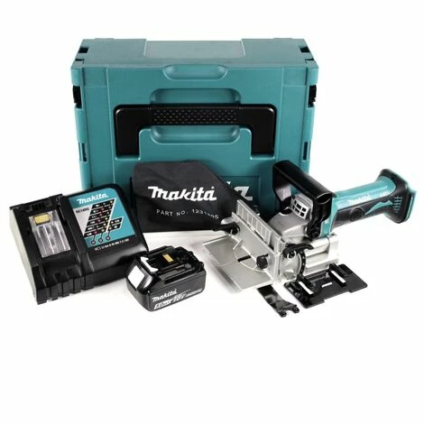 Promo ⌛ Makita DPJ 180 RT1J Fraiseuse à Rainurer Sans Fil, 18 V Li-Ion + 1x Batterie 5,0 Ah + Chargeur + Makpac 🔥 5 Promo ⌛ Makita DPJ 180 RT1J Fraiseuse à Rainurer Sans Fil, 18 V Li-Ion + 1x Batterie 5,0 Ah + Chargeur + Makpac 🔥 – Image 3