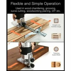 Les meilleures critiques de 😀 Affleureuse électrique Filaire TOPSHAK TS-ET1 Machine à Découper Bois 800W 🎁 -The Défonceuse, lamelleuse et affleureuse look. 53334340 5