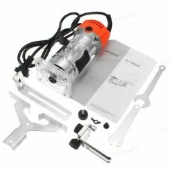 Nouveau 🔔 JMAX Topshak TS-ET1 800W Affleureuse électrique Menuisier Machine Travail Du Bois Multifonctionnel Bois Routeur ✔️ -The Défonceuse, lamelleuse et affleureuse look. 53550308 3