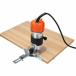 Nouveau 🔔 JMAX Topshak TS-ET1 800W Affleureuse électrique Menuisier Machine Travail Du Bois Multifonctionnel Bois Routeur ✔️ -The Défonceuse, lamelleuse et affleureuse look. 53550308 5