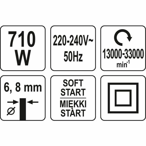 Tout neuf 🎁 Routeur YATO Edge 710W - Sac De Rangement Inclus 🔔 4 Tout neuf 🎁 Routeur YATO Edge 710W - Sac De Rangement Inclus 🔔 – Image 2