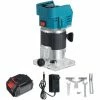 Coupon 😀 JMAX Défonceuse-affleureuse Sans Fil 850W Électrique à Bois Trimmer Router Avec 1x Batterie, 30000r/min, Φ 6.35mm 🧨 -The Défonceuse, lamelleuse et affleureuse look. 57263980 1