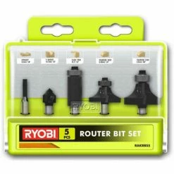 Remise ⌛ Pack RYOBI Affleureuse à Bois RYOBI 18V OnePlus - R18TR-0 - Coffret 5 Fraises Panachées - 6mm - 1 Batterie 2.0 Ah - 1 Chargeur Rapide 😀 -The Défonceuse, lamelleuse et affleureuse look. 59180746 4