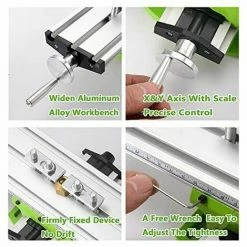 Meilleure vente 🎉 IRISFR Mini Fraiseuse,Multifonctionnelle Table De Per?age Transversale Ajustable,Mini Fraiseuse Table,Table De Glissière De Forage Composée De Fraiseuse Pour Perceuse D'établi De Bricolage,310x90 Mm,Lilaris ❤️ 10 Meilleure vente 🎉 IRISFR Mini Fraiseuse,Multifonctionnelle Table De Per?age Transversale Ajustable,Mini Fraiseuse Table,Table De Glissière De Forage Composée De Fraiseuse Pour Perceuse D'établi De Bricolage,310x90 Mm,Lilaris ❤️ -The Défonceuse, lamelleuse et affleureuse look. 59805742 4