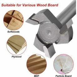 Remise 😍 BDD Fraise CNC - Tige 1/4" - Outil De Travail Du Bois Professionnel Pour Le Fraisage Du Bois 🤩 -The Défonceuse, lamelleuse et affleureuse look. 65974207 3