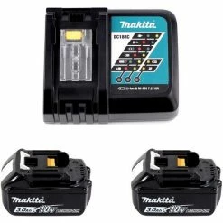 Acheter 🔥 Makita BPJ 180 RFJ Fraiseuse à Rainurer Sans Fil 18V + 2x Batteries 3,0Ah + Chargeur + Coffret Makpac 🎉 -The Défonceuse, lamelleuse et affleureuse look. 68154349 5